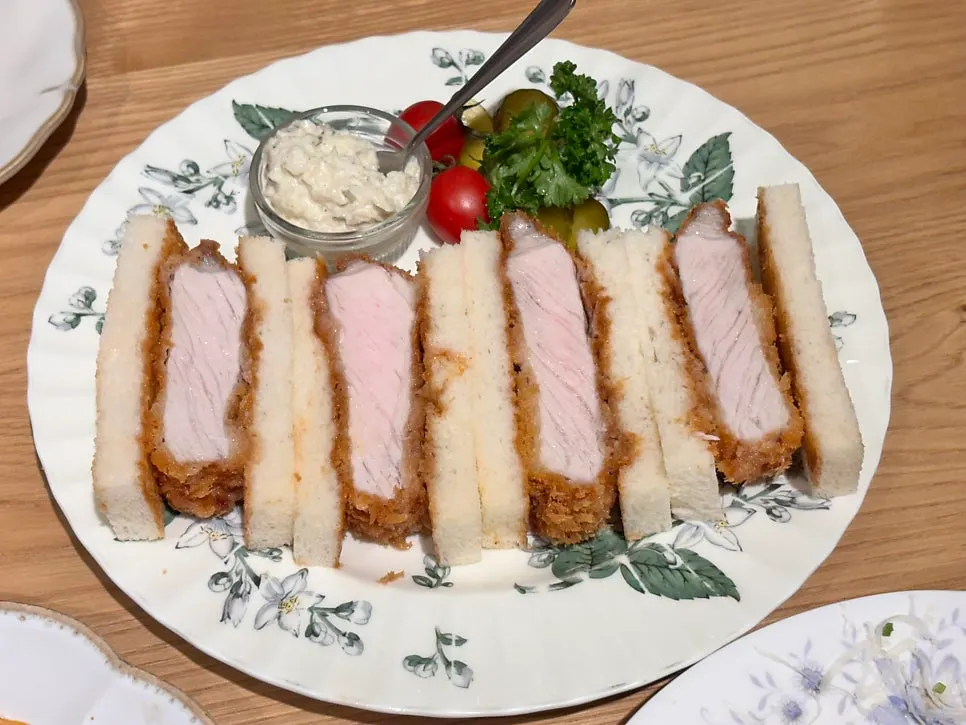 Katsu sando ordered as a side at Eulji Darak