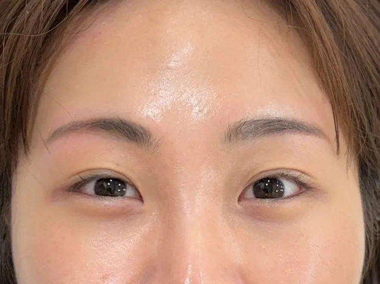 Basic lash lift curl result