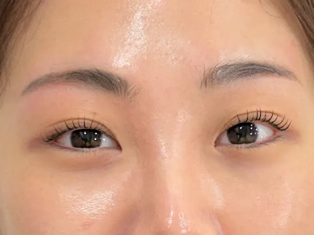 Basic lash lift curl result