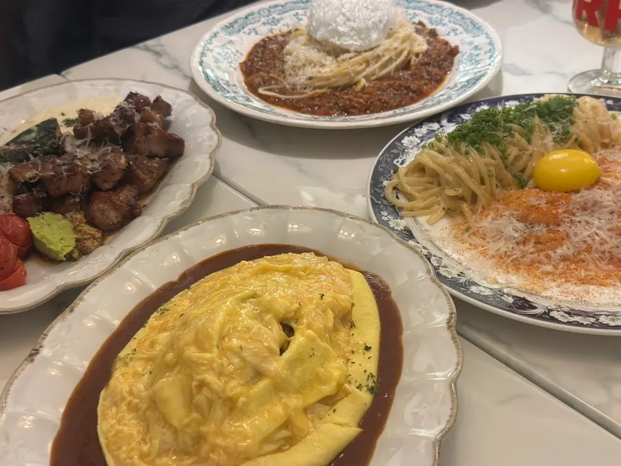 One-menu-per-person order for four