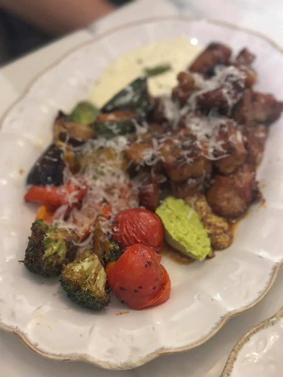 Signature pork neck steak