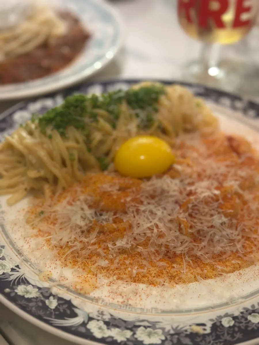 Spicy cream pasta