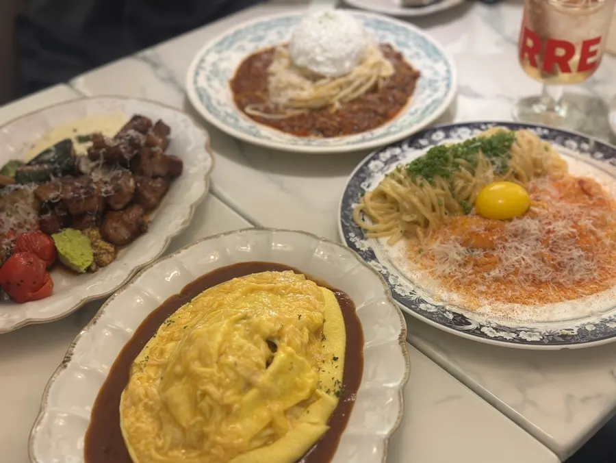 Eulji Darak group meal dishes