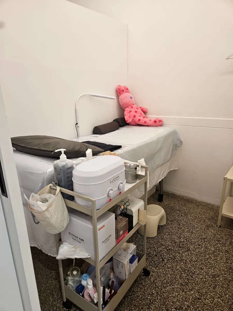 Interior of the waxing treatment room