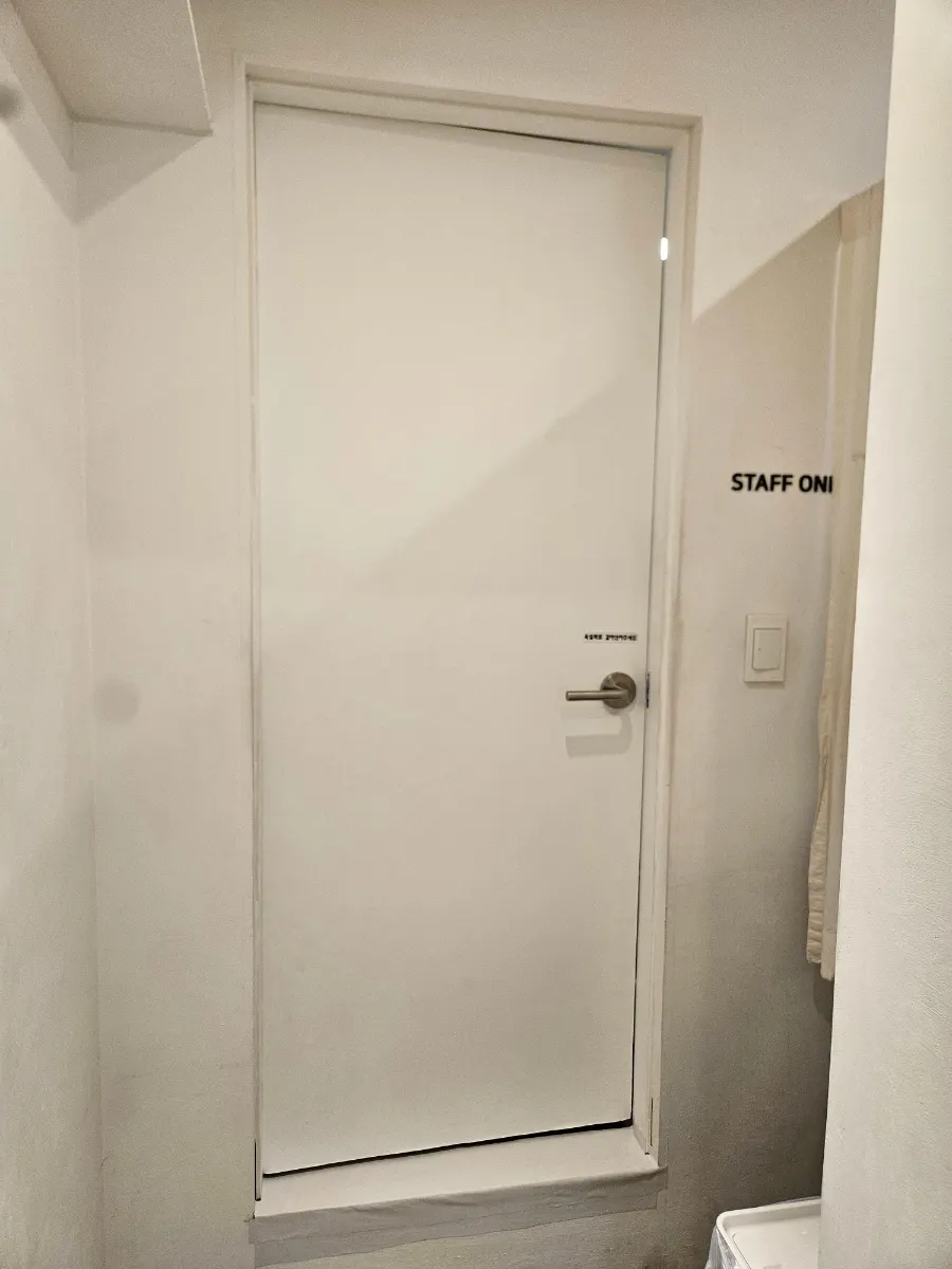 Cleansing room used before waxing