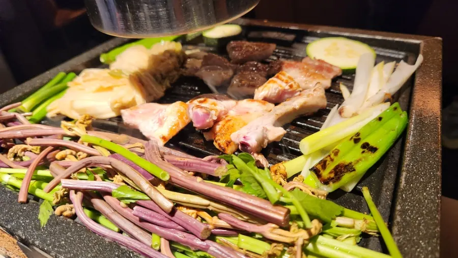 갈비삼겹 항정살 가브리살 모둠 구성