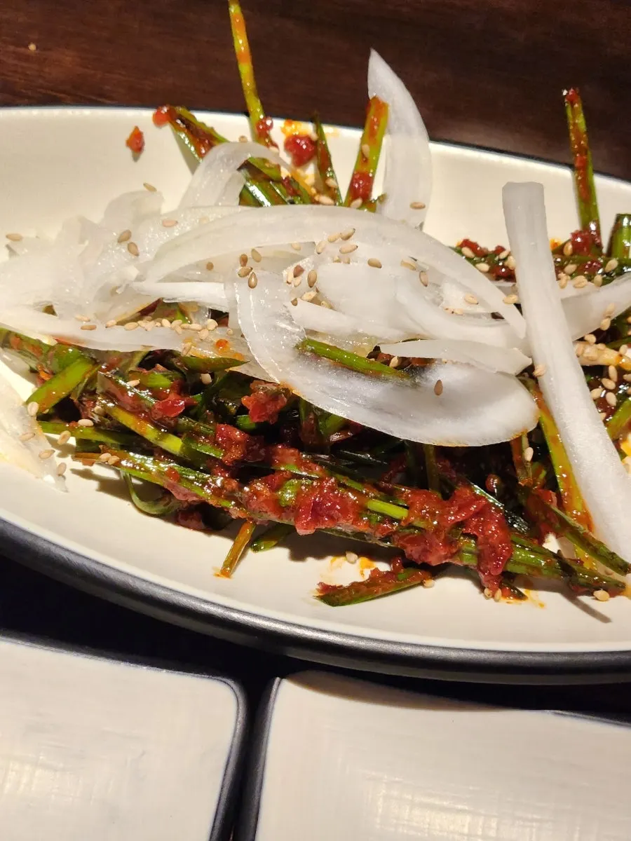 Sauces served alongside the meat