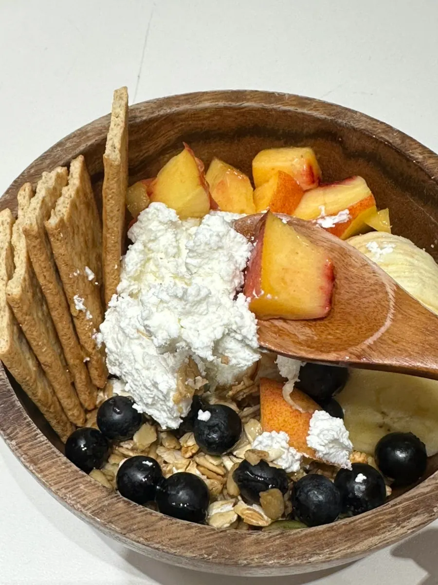 A spoonful of Greek yogurt