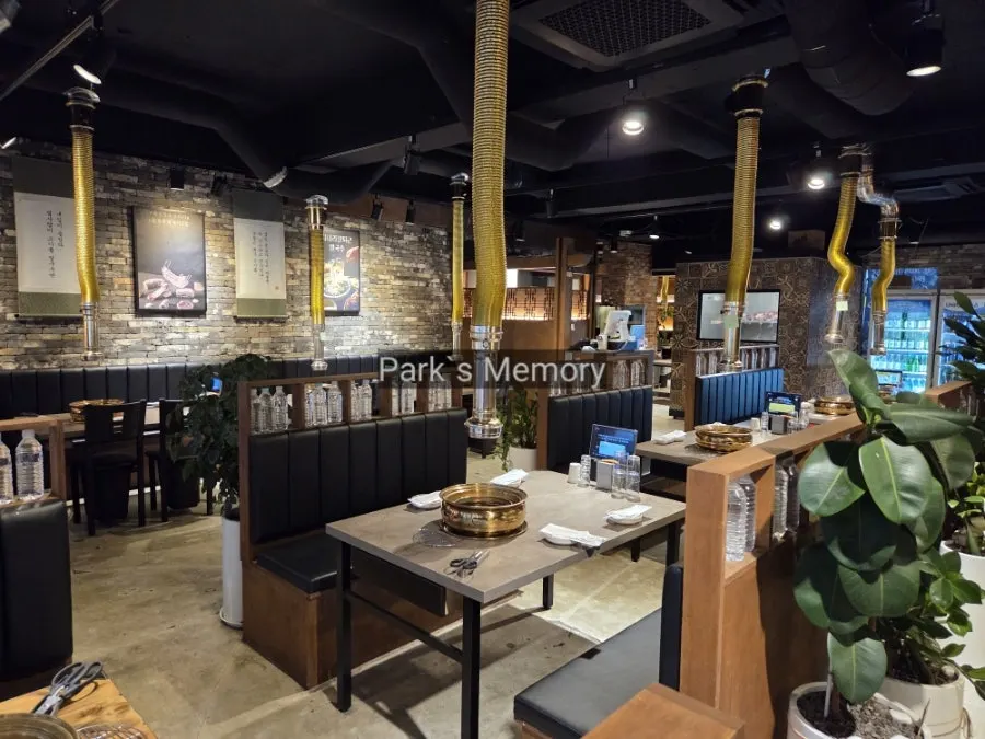 Seating area furthest inside the restaurant