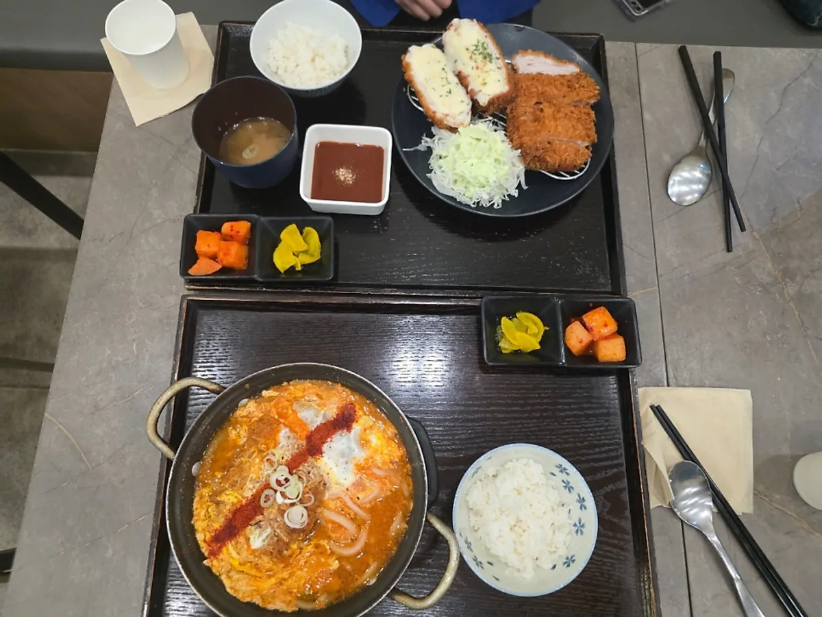Cheongdam Combo Kkatsu, good for sharing