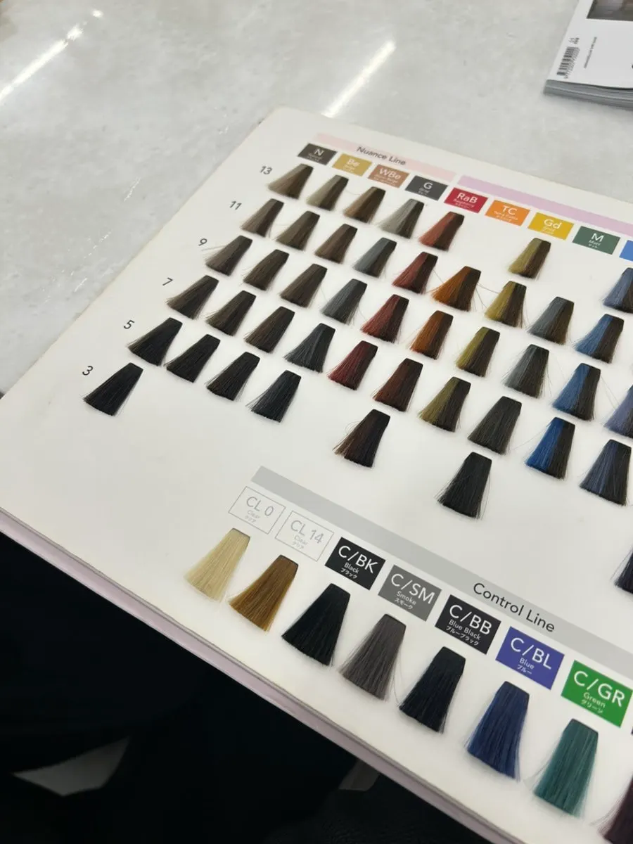 Color consultation using a color chart