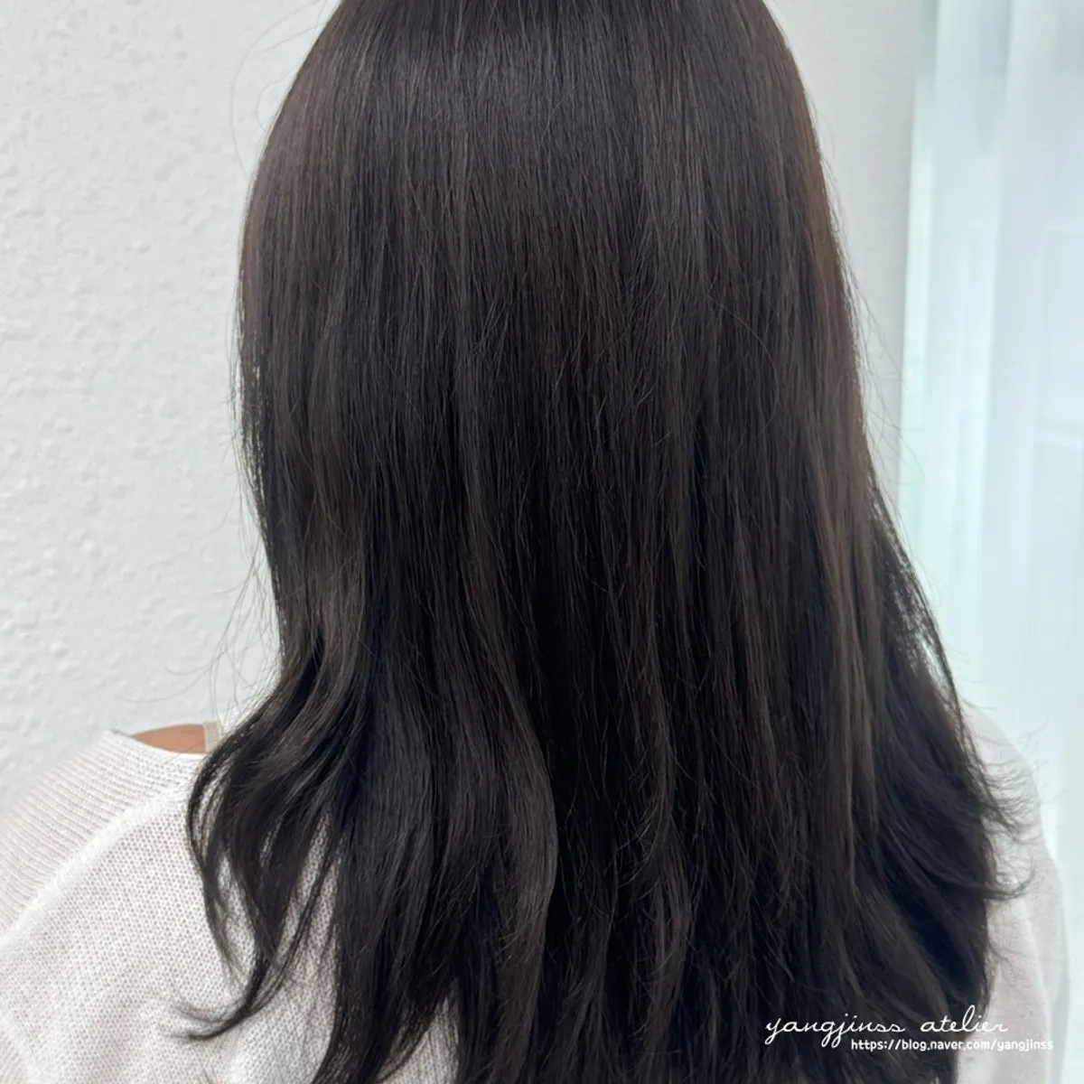 After photo of the finished dye and cut
