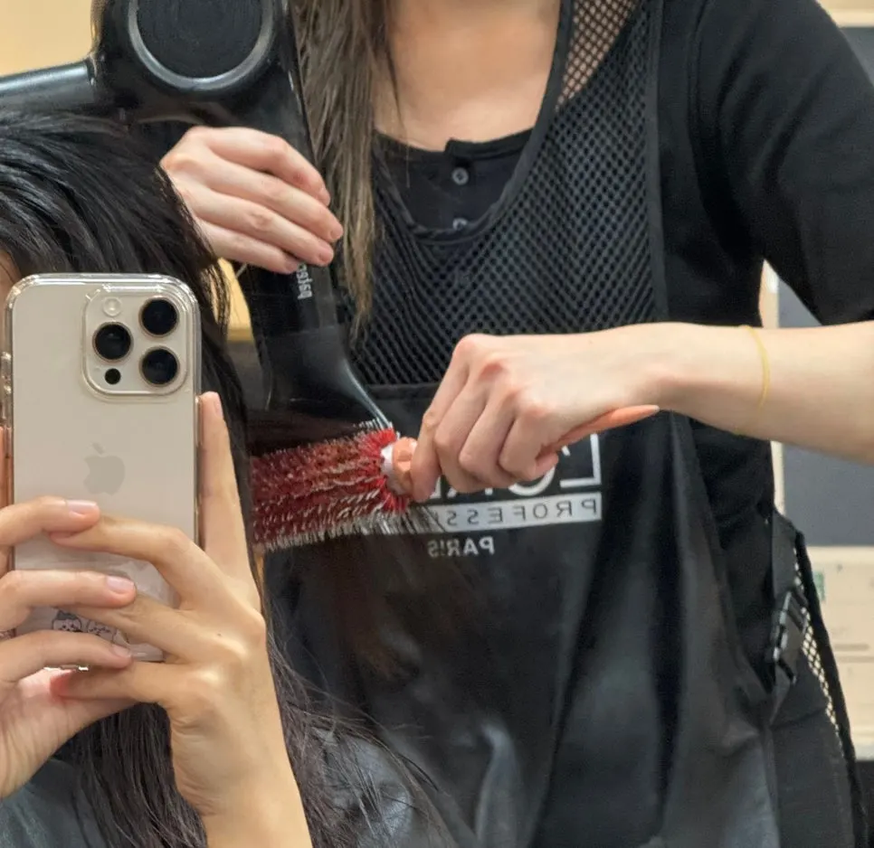 클리닉 약제 도포 후 열처리 단계
