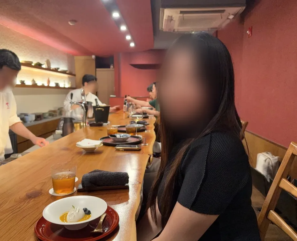 클리닉 후 차분하게 정돈된 머릿결