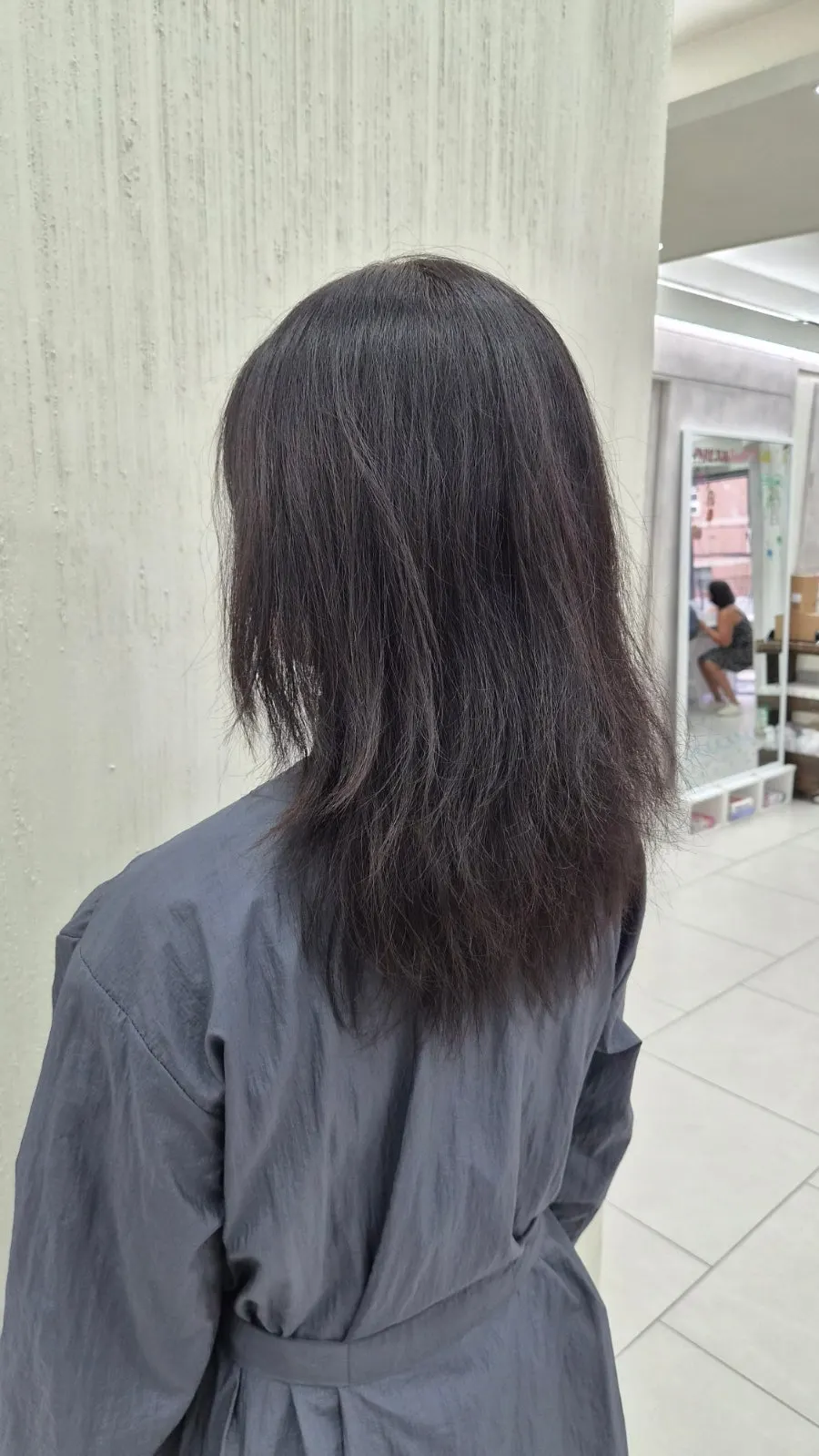 Split ends before treatment