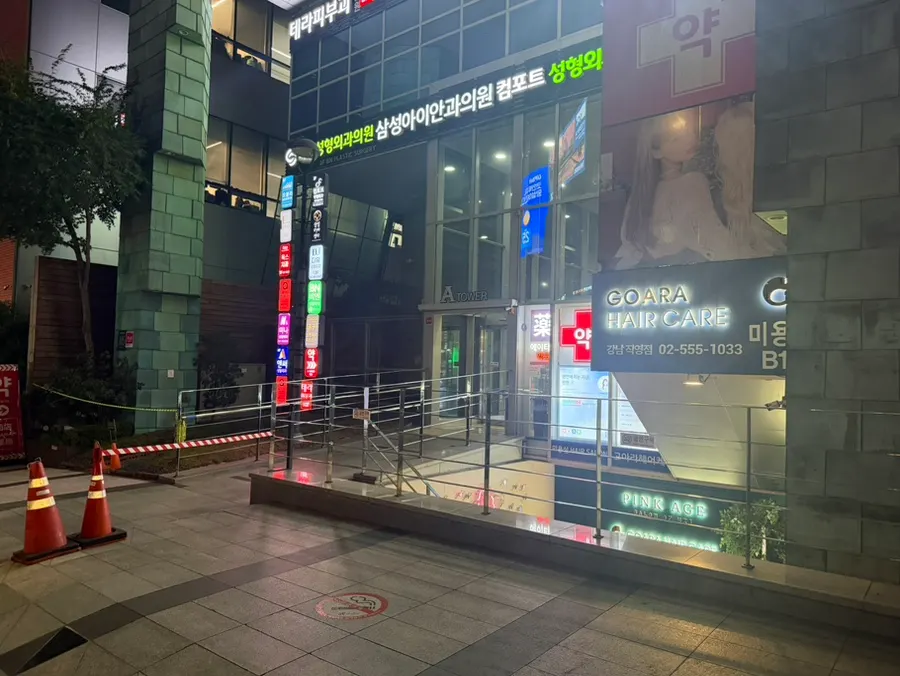 강남역에서 미용실로 향하는 길