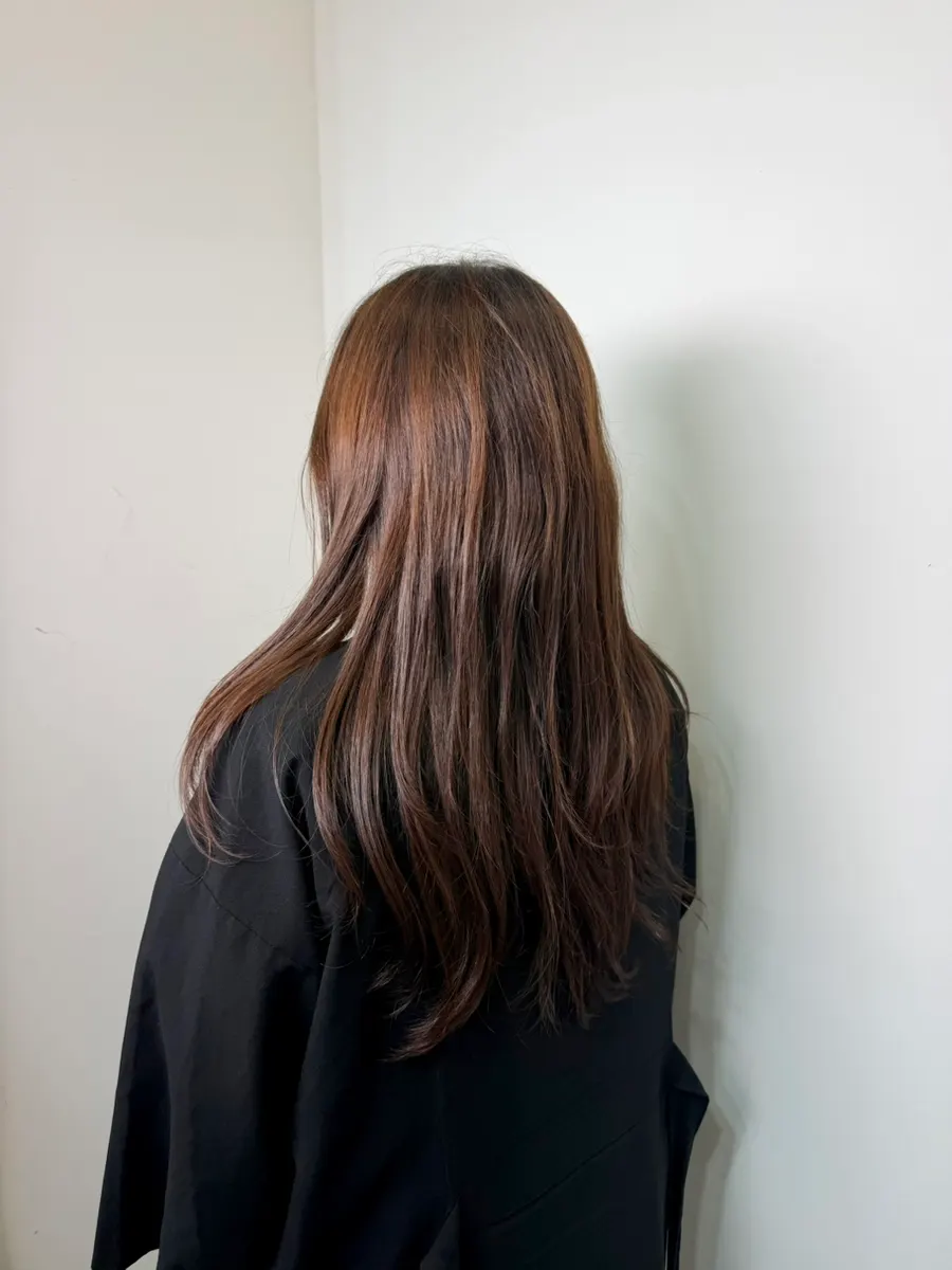 톤다운 염색 상담 전 모발 상태
