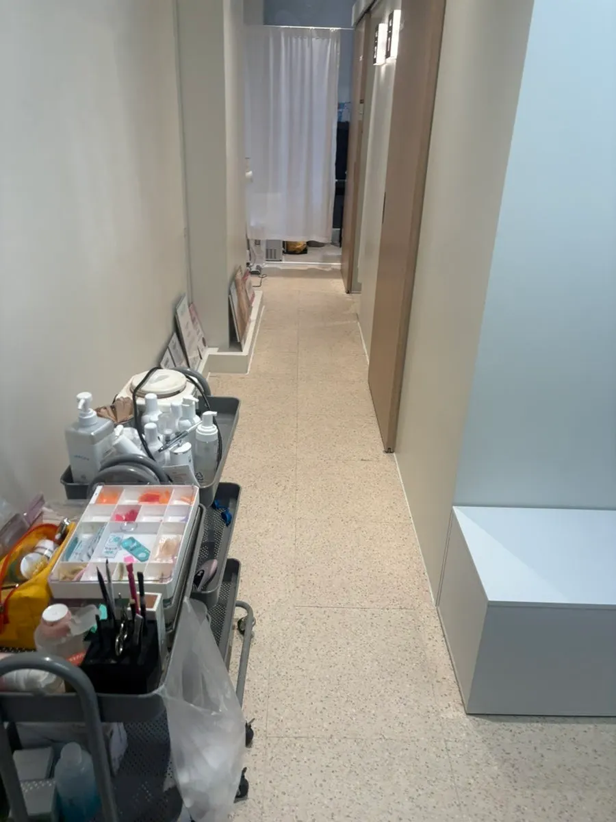 Inner room used for Brazilian waxing treatments