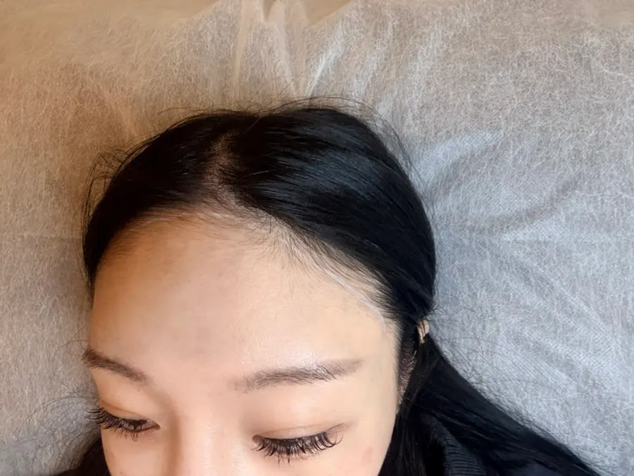 First hairline waxing experience and eyebrow waxing rebooking at Super Waxing Gangnam near Gangnam Station