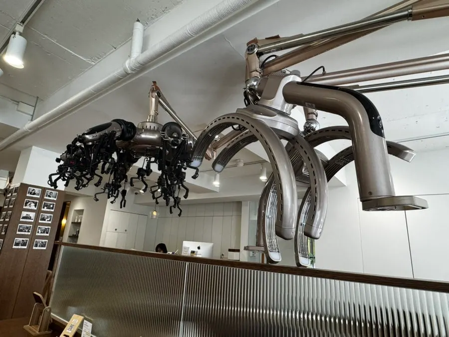 Comfortable salon treatment area