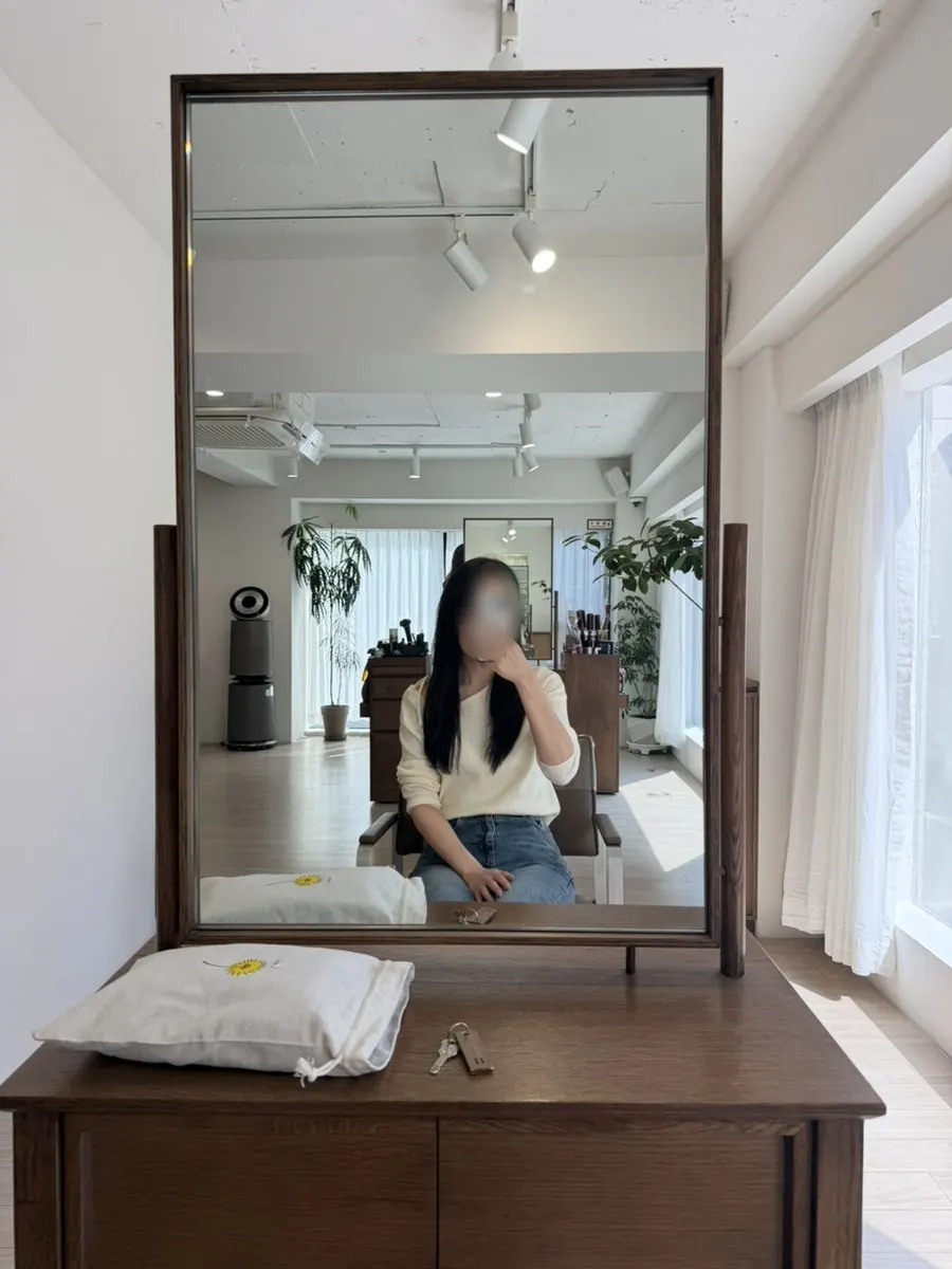 Consultation checking hair length and end condition