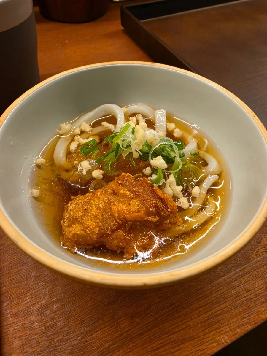The soft egg layered beneath the eel in the uangi-don