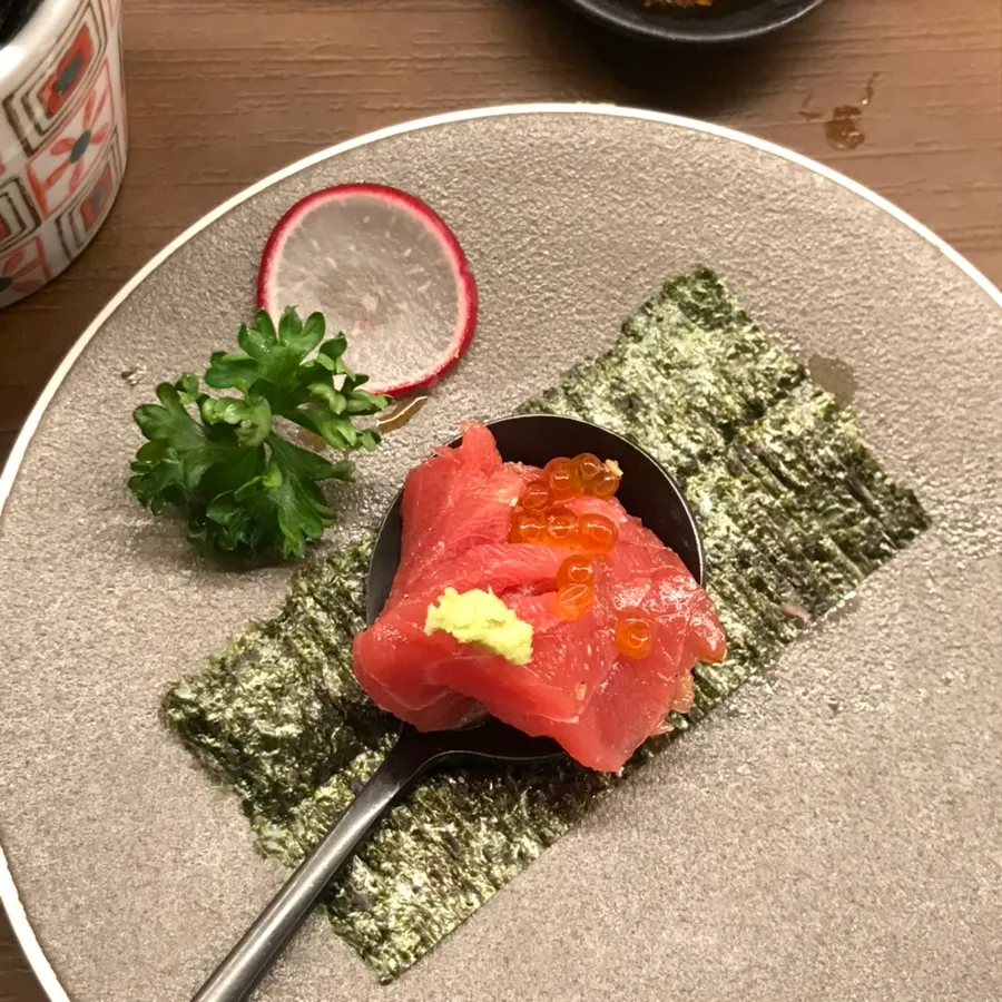 김에 싸 먹는 참치와 밥
