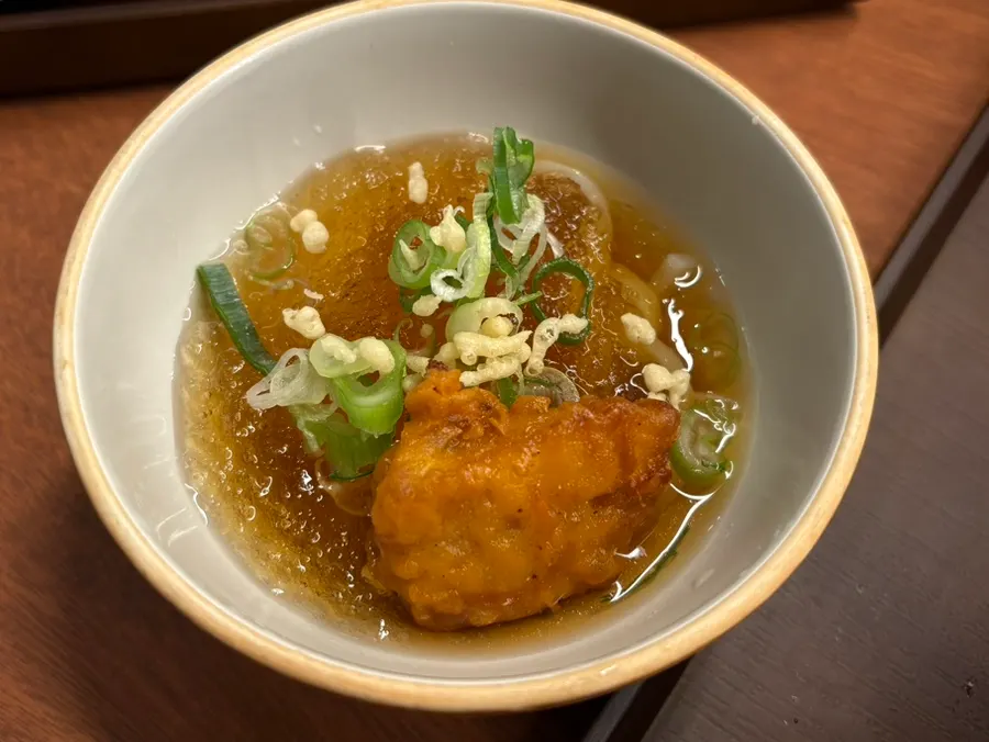 가라아게와 냉우동 세트