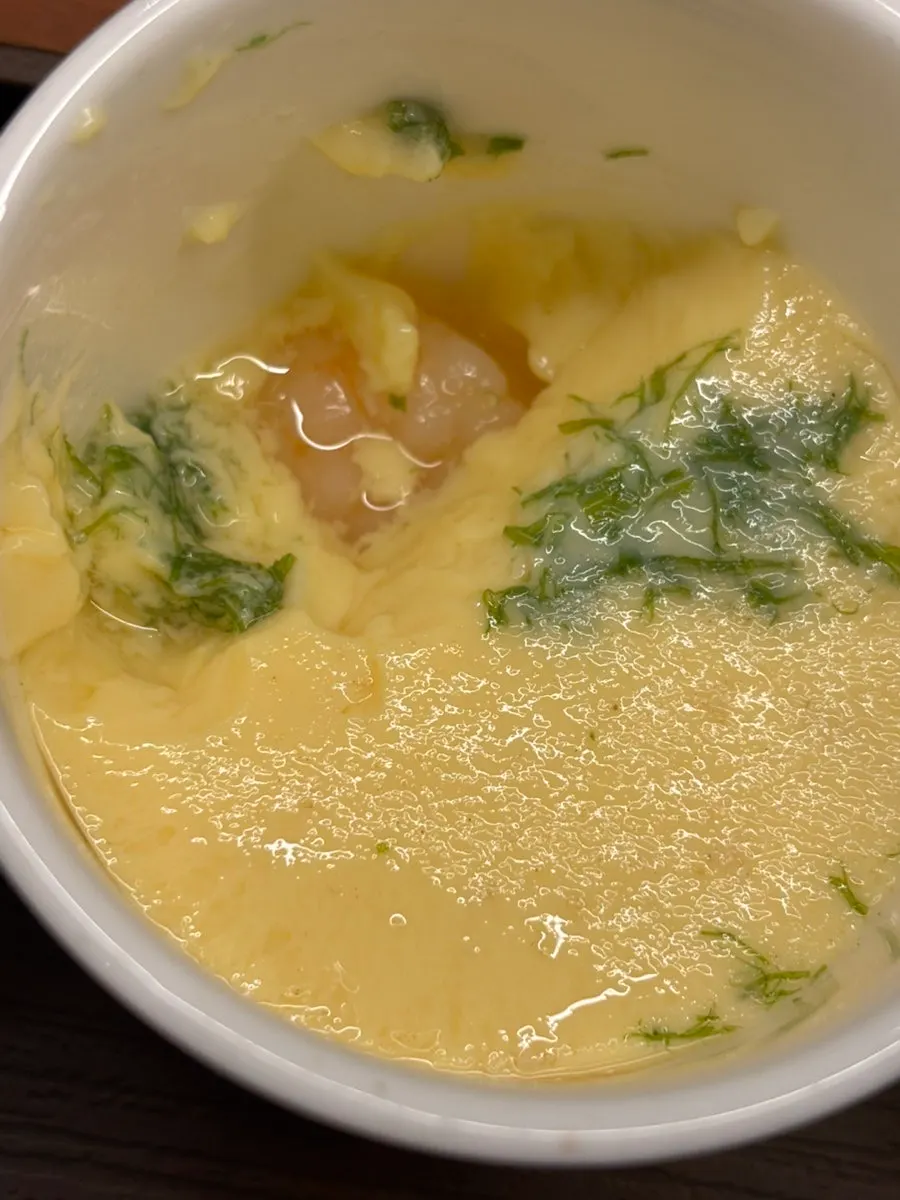 A soft spoonful of chawanmushi