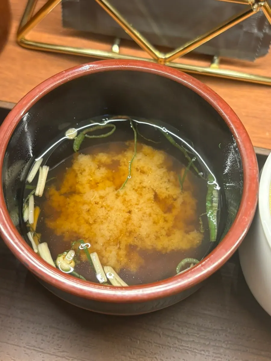 The jangguk served alongside the meal