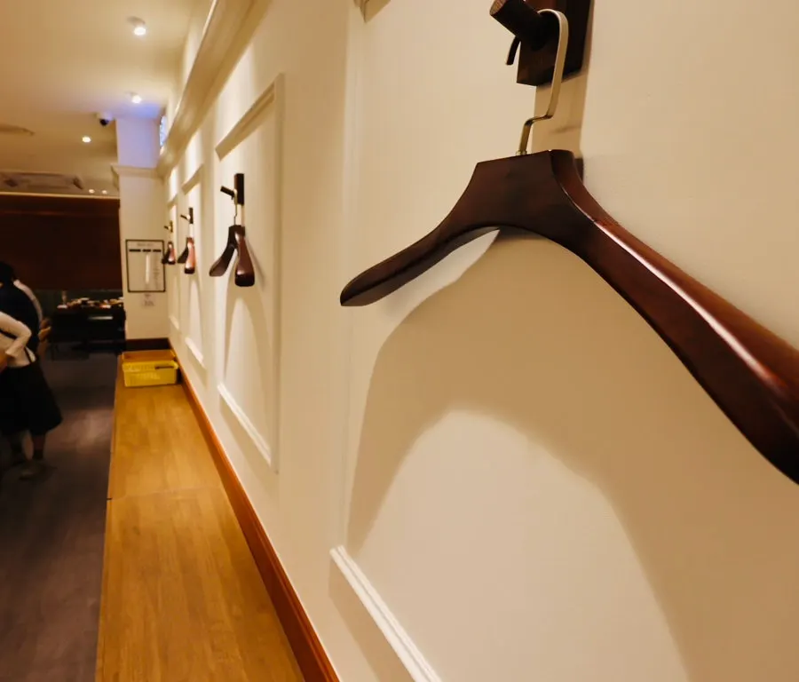 Wood-tone interior of Ilpum Gangnam Branch