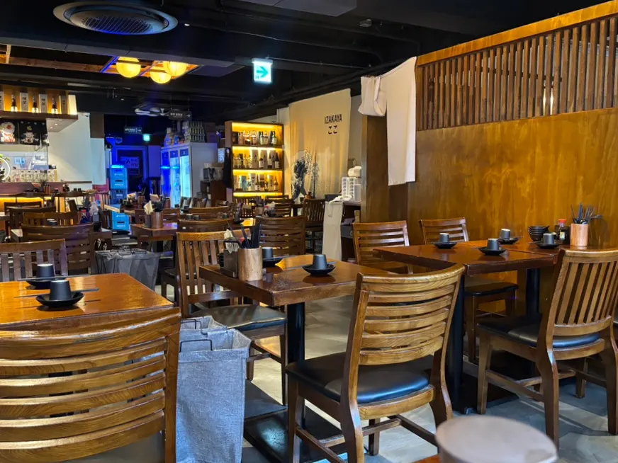 Window-seat table at Izakaya Goko