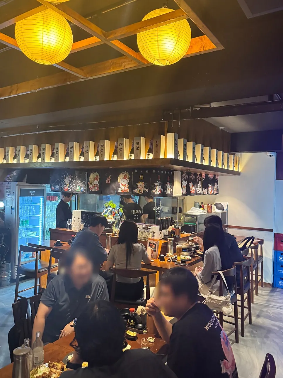 Interior seating at Izakaya Goko