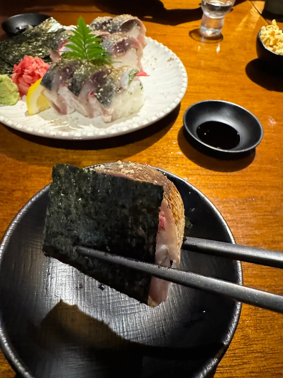 Sashimi dish
