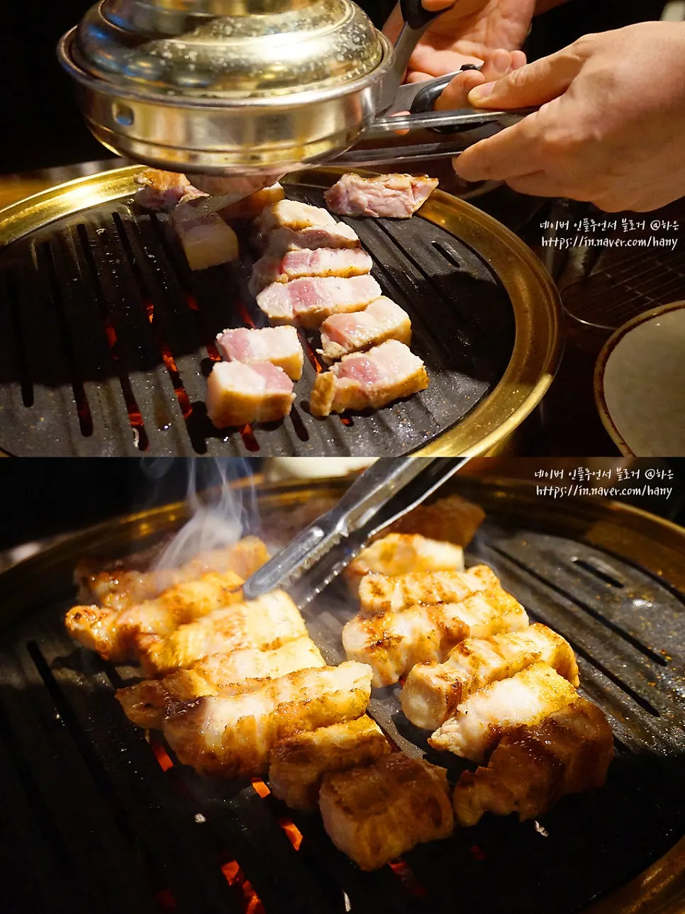 1인분 200g 숙성통삼겹 두툼한 고기