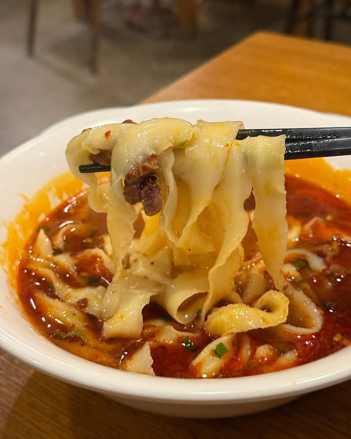 신복면관 우육도삭면과 딤섬 상차림