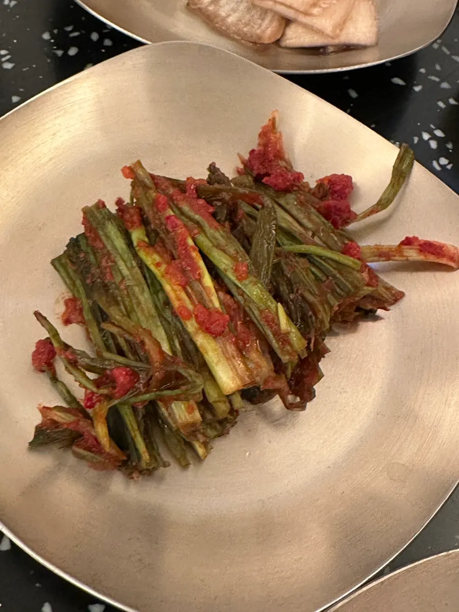 Pork neck and ogyeopsal cooking through