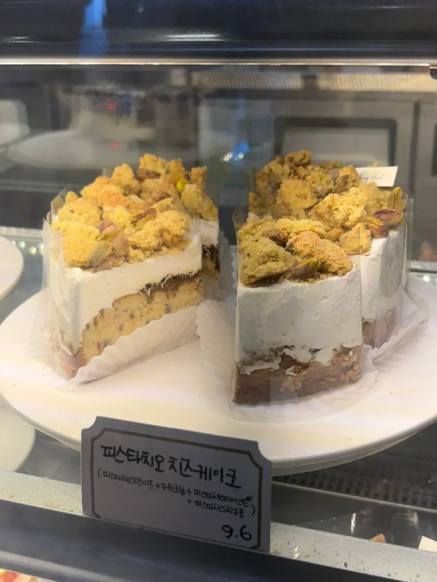 Showcase with scones and egg tarts