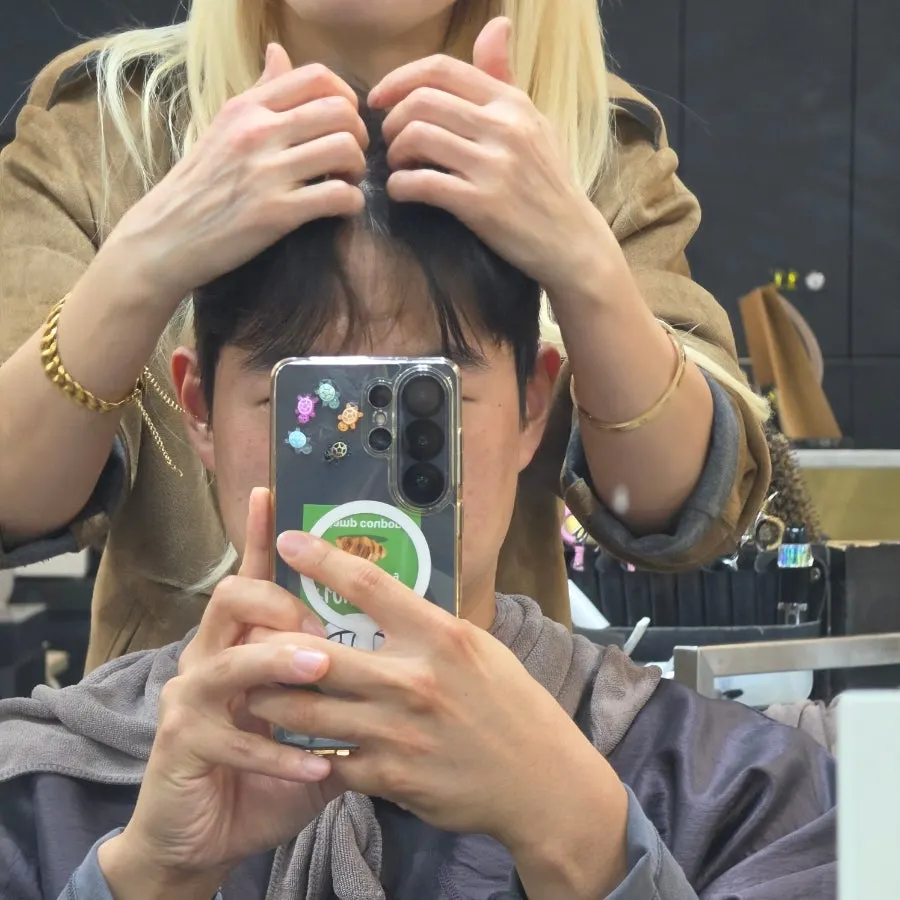 自然なボリュームが生きたシースルーパーマ