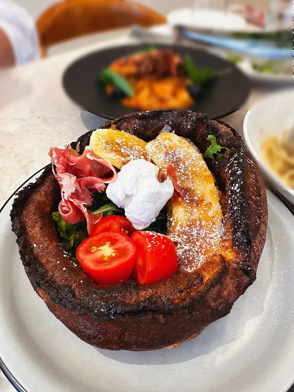 주문 후 빠르게 차려진 테이블