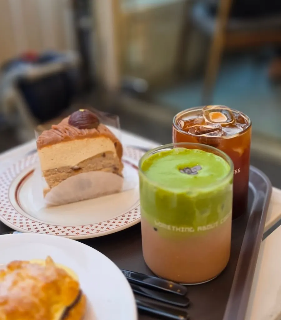 포장한 남은 디저트