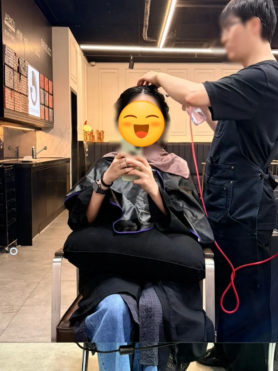 안마의자 기능이 있는 샴푸실