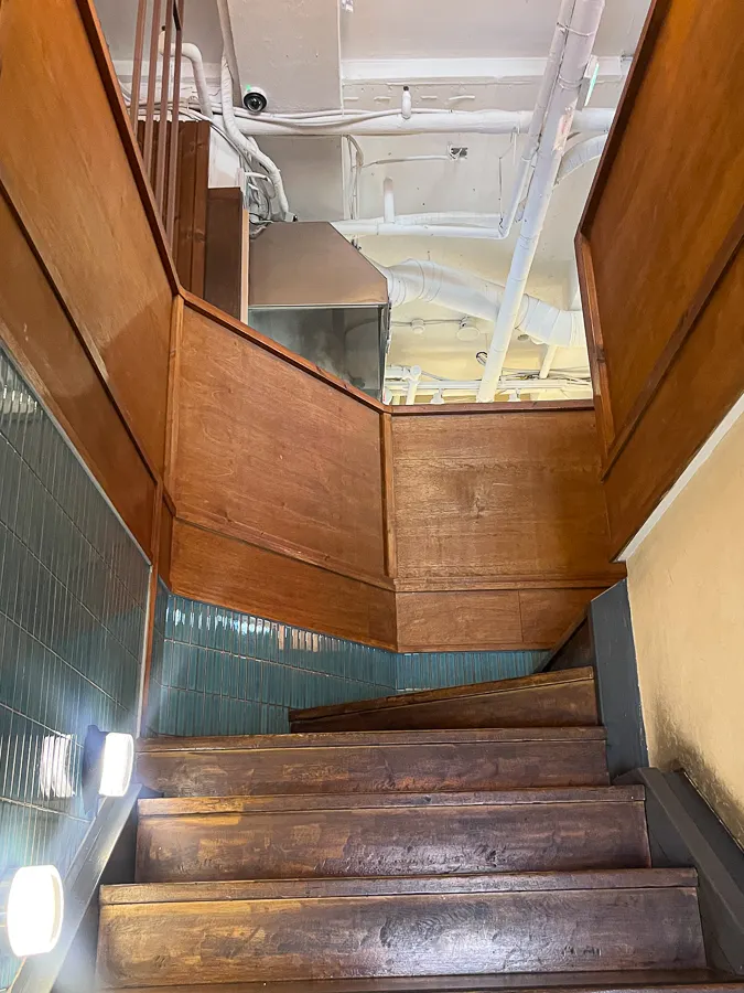 Staircase leading to the 2nd floor