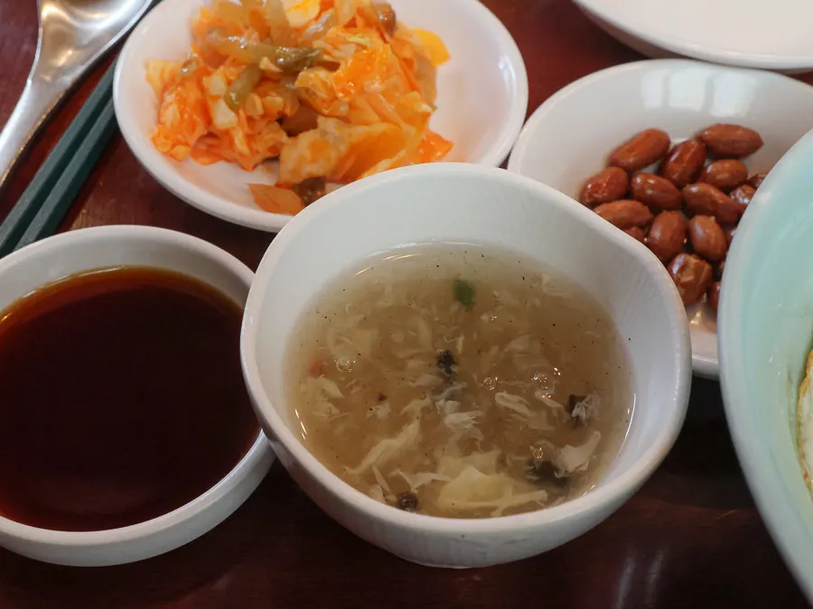 Thick Chinese-style egg drop soup