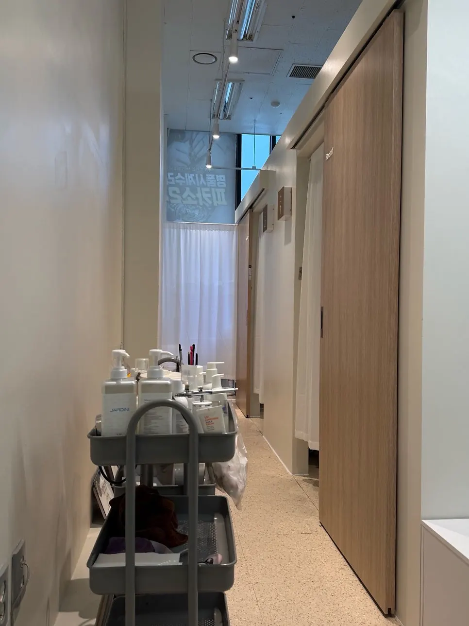 Interior of the salon where lash lifts and waxing are both offered