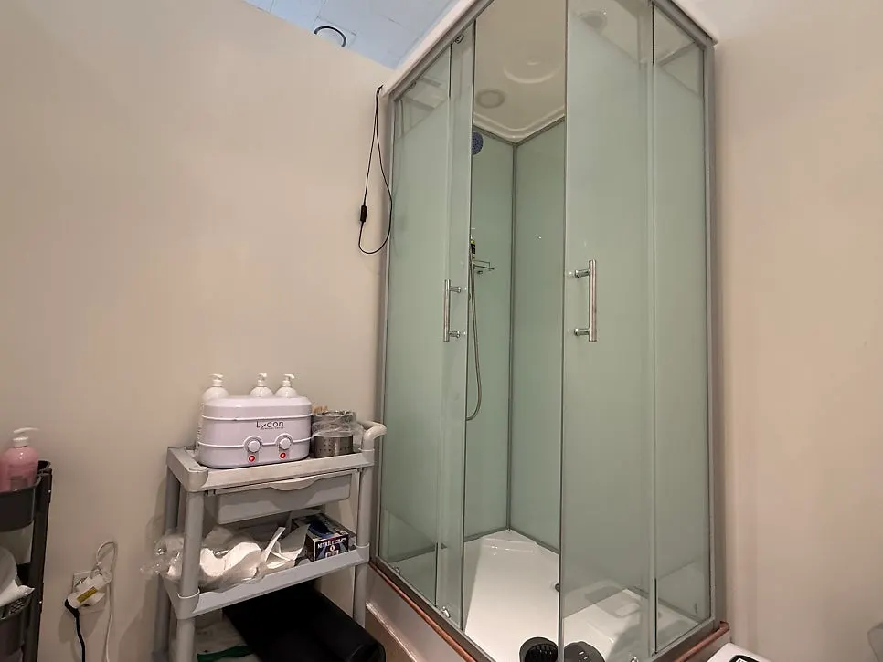 Treatment space divided into private rooms