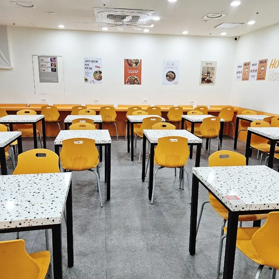 Neatly arranged interior of Ola Poke Gangnam
