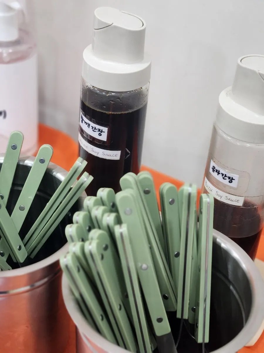 Extra soy sauce for dine-in guests