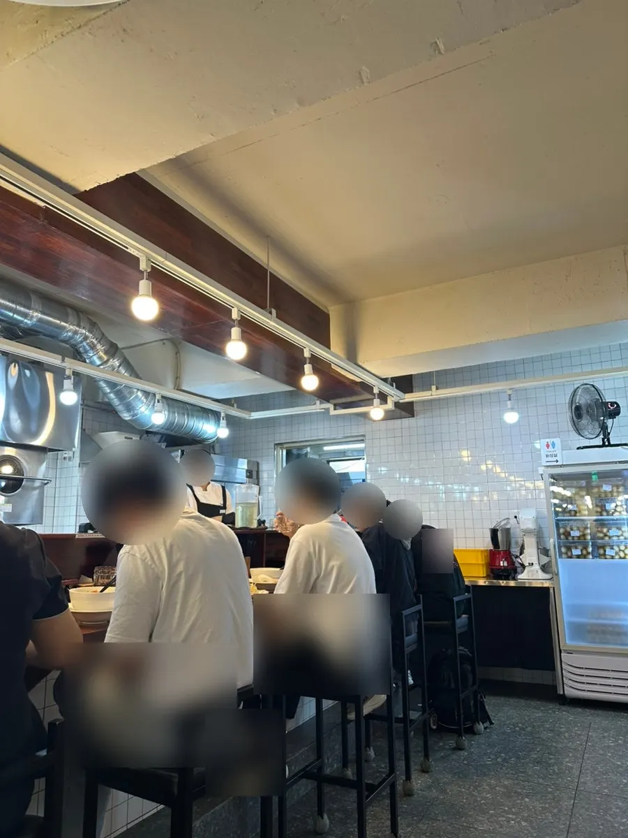 Spacious, comfortable interior of Oreno Ramen