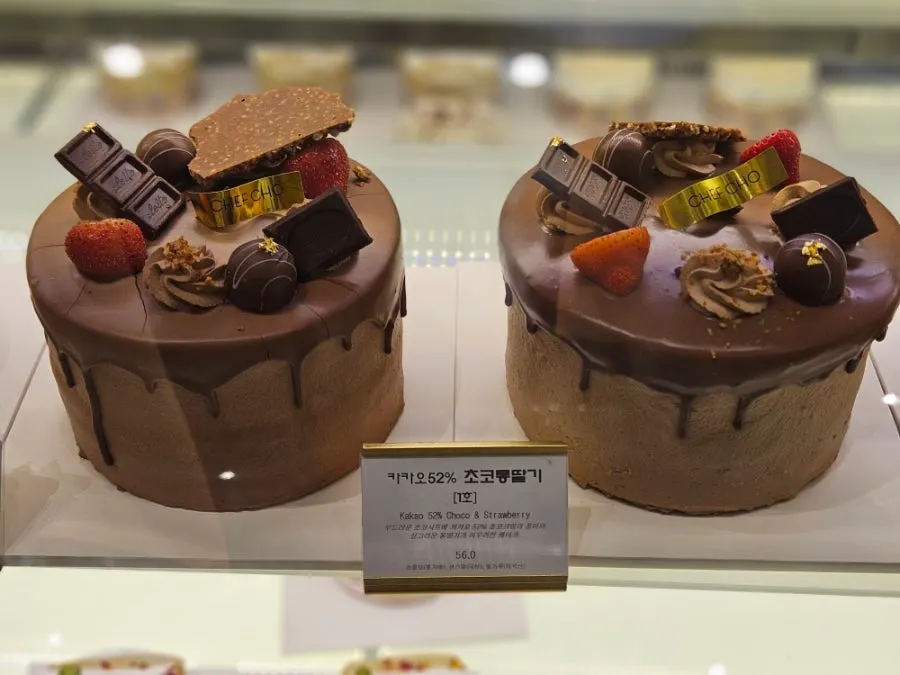 신세계강남 케이크 쇼케이스